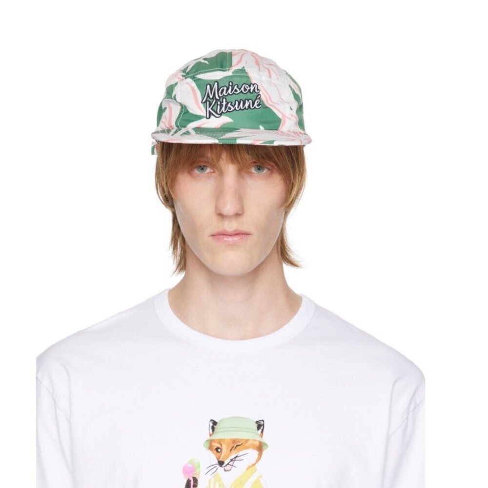 Maison Kitsuné x Hotel Olympia Floral Ripstop Cap NWT Sweet Souvenirs